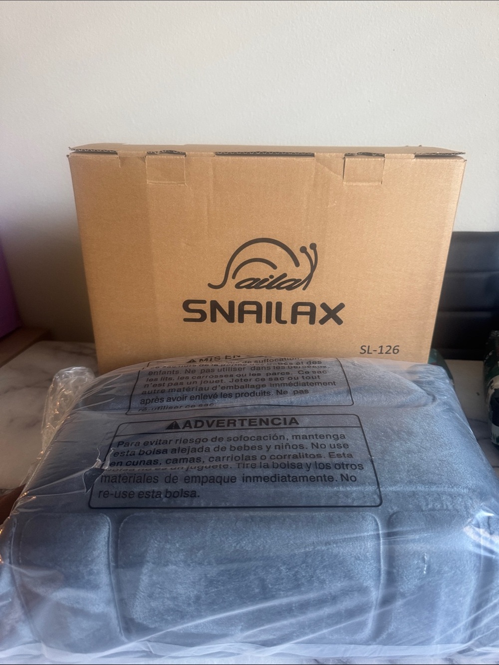 Snailax SL-126 Heated Massage Seat Cushion New in Box